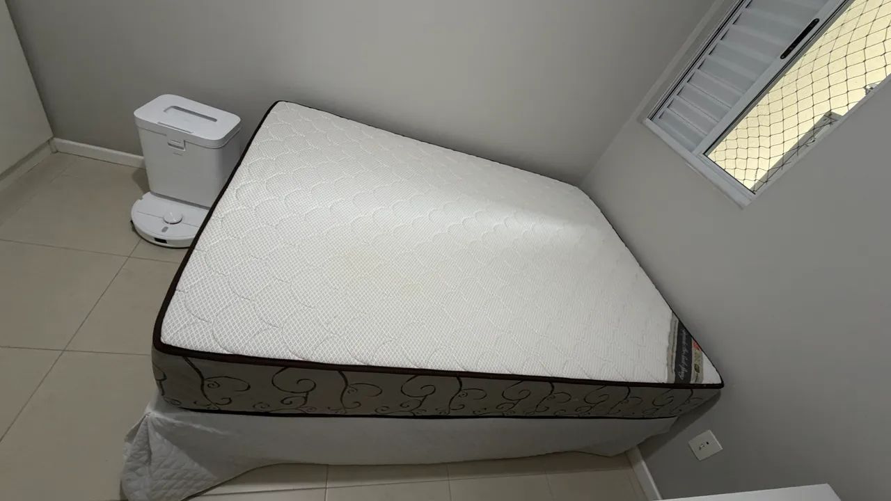 Cama Box Casal + Colchão Ortobom - Foto 4