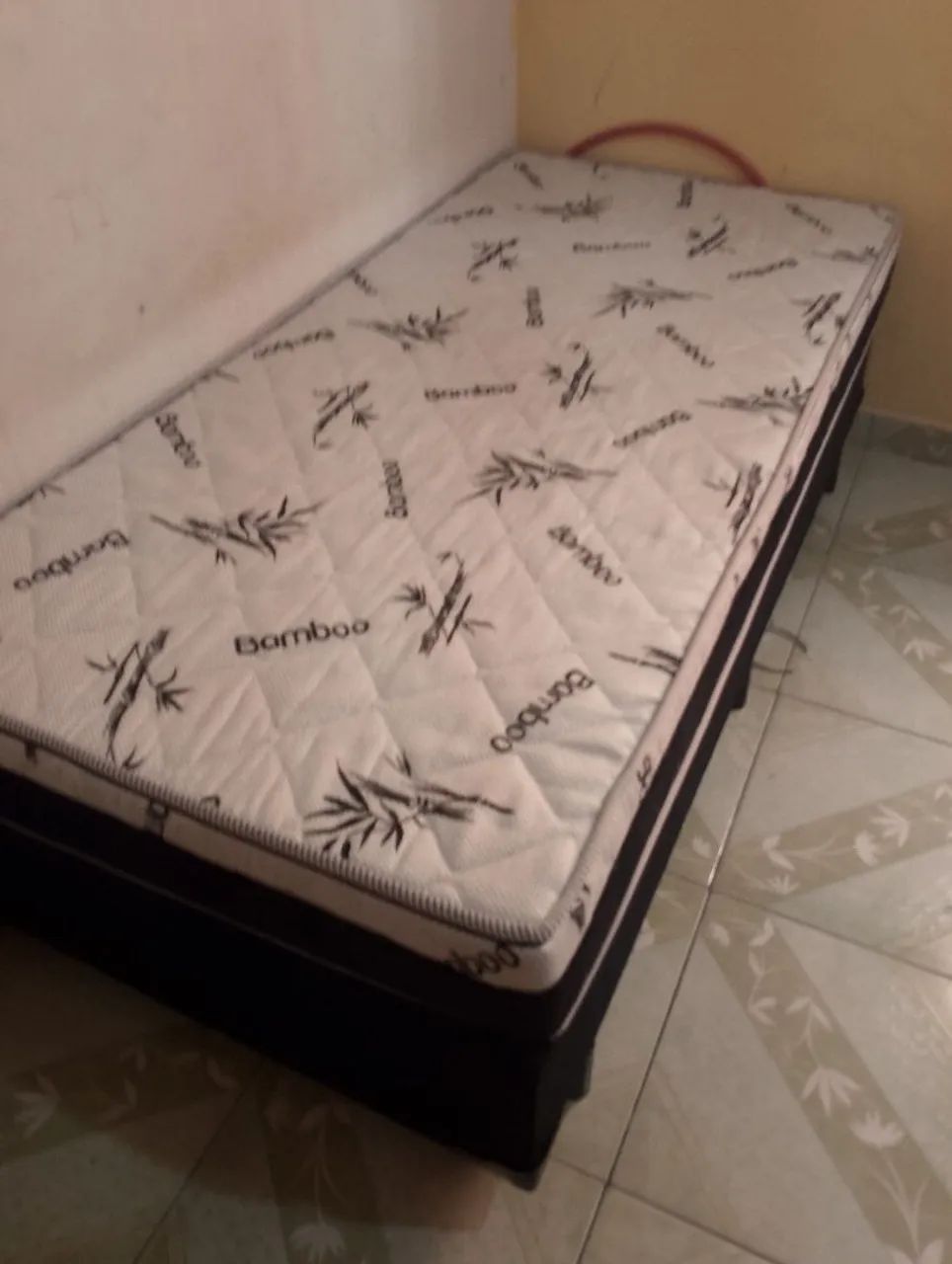 cama + colchão de solteiro 