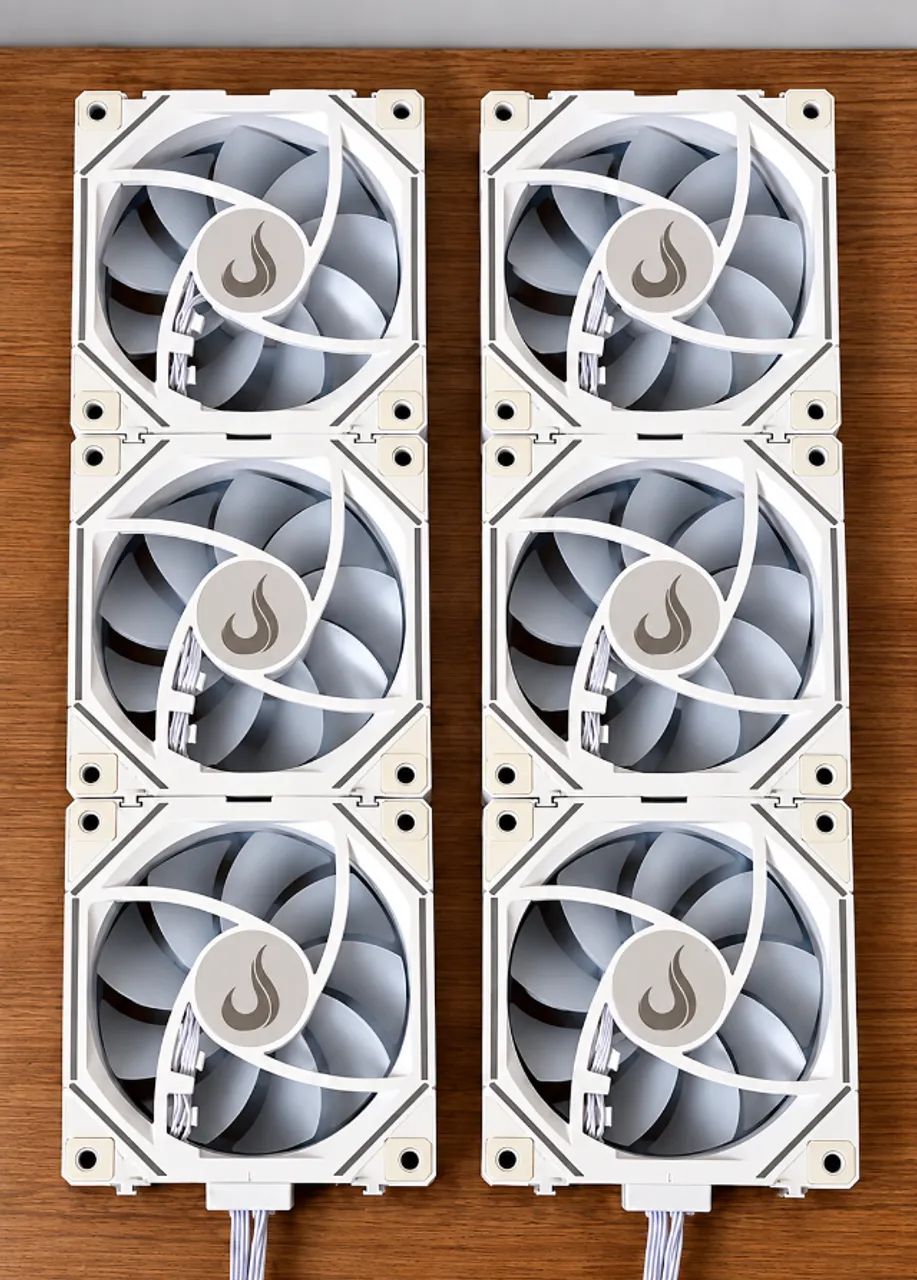 Kit 6 Fan Rise Mode Magneto Magnética ARGB