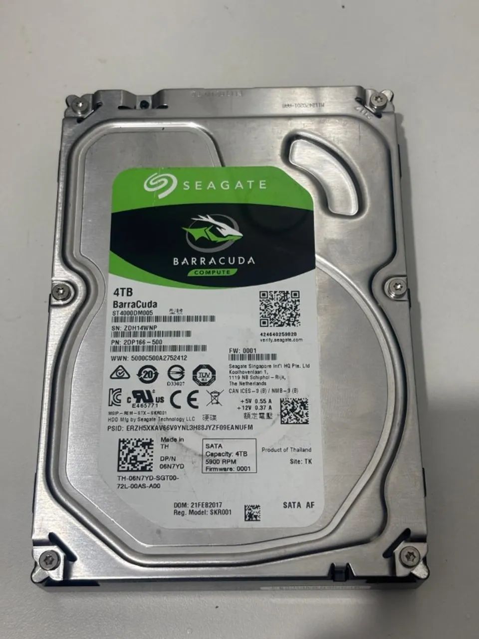 HD 4TB SEAGATE BARRACUDA 