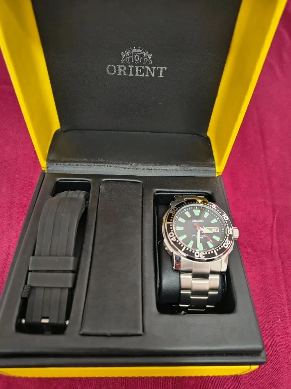 Relógio Orient Automático Poseidon 469SS039 - Sem Uso (Completo + NF) - Foto 2