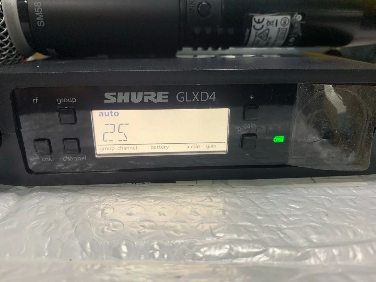 Microfone sem fio Shure 