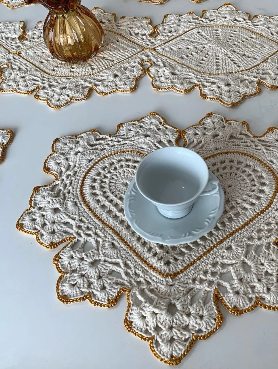 Jogo Americano Crochê  - Foto 3