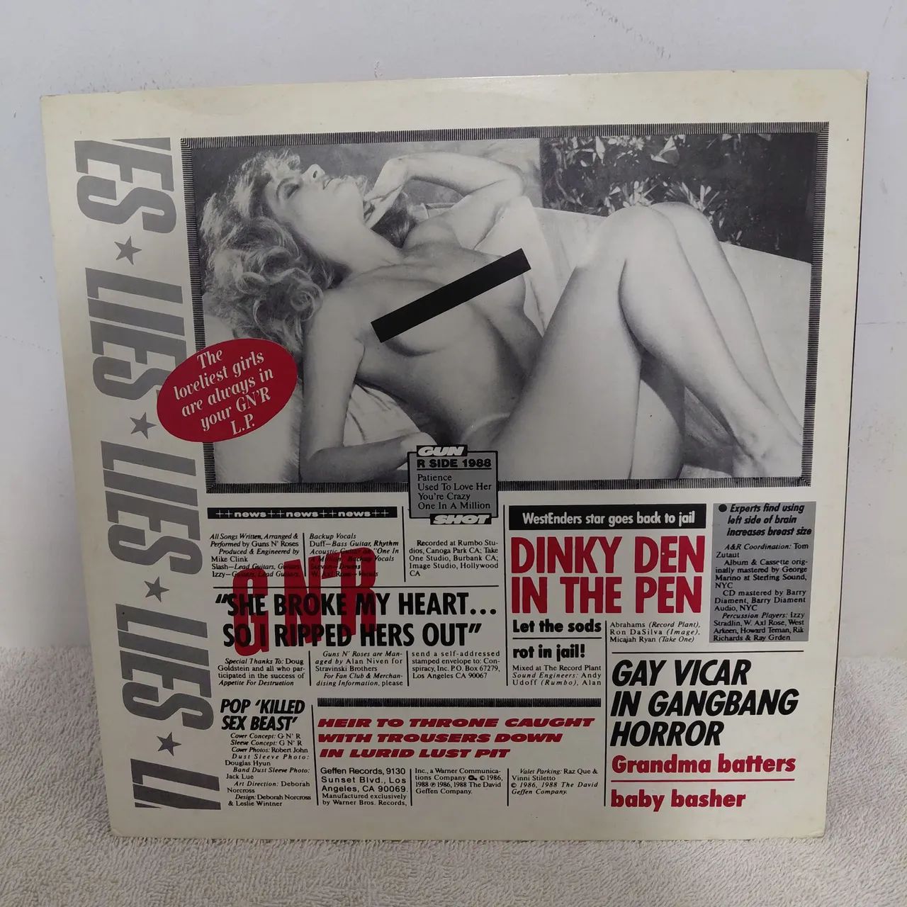 Lp guns n roses lies  - Foto 3