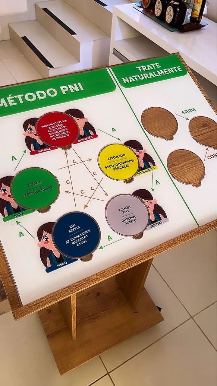 Púlpito com quebra cabeça de vidro pra loja de produtos naturais - Foto 2