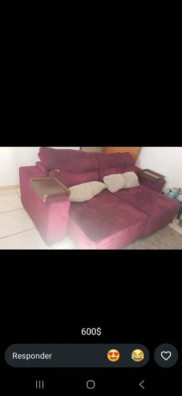 Sofá grande semi novo lindo