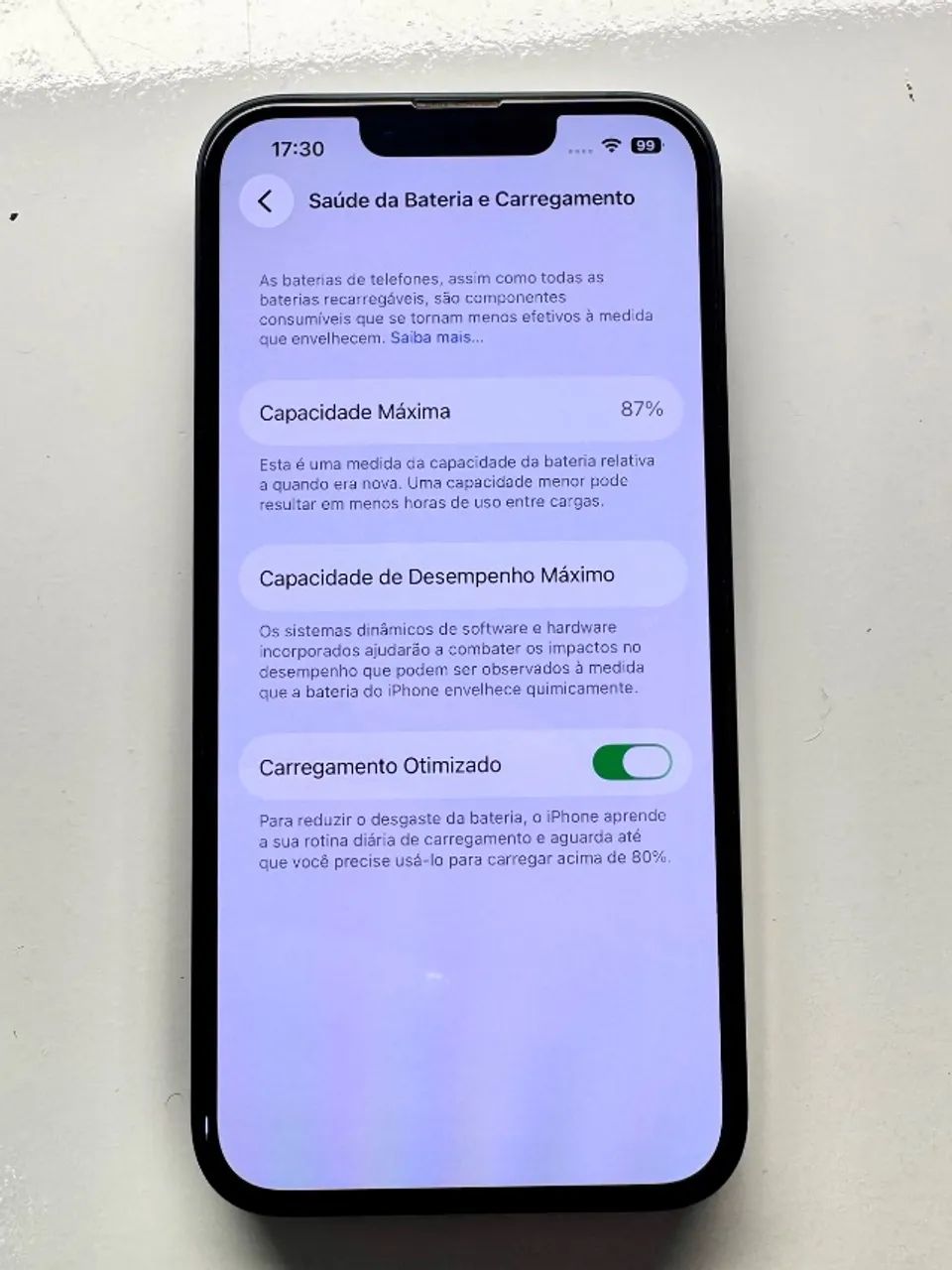 iPhone 13 Azul 128Gb - Impecável - Foto 4