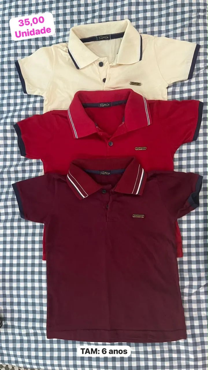 Camisas infantis - Masculinas - Foto 2