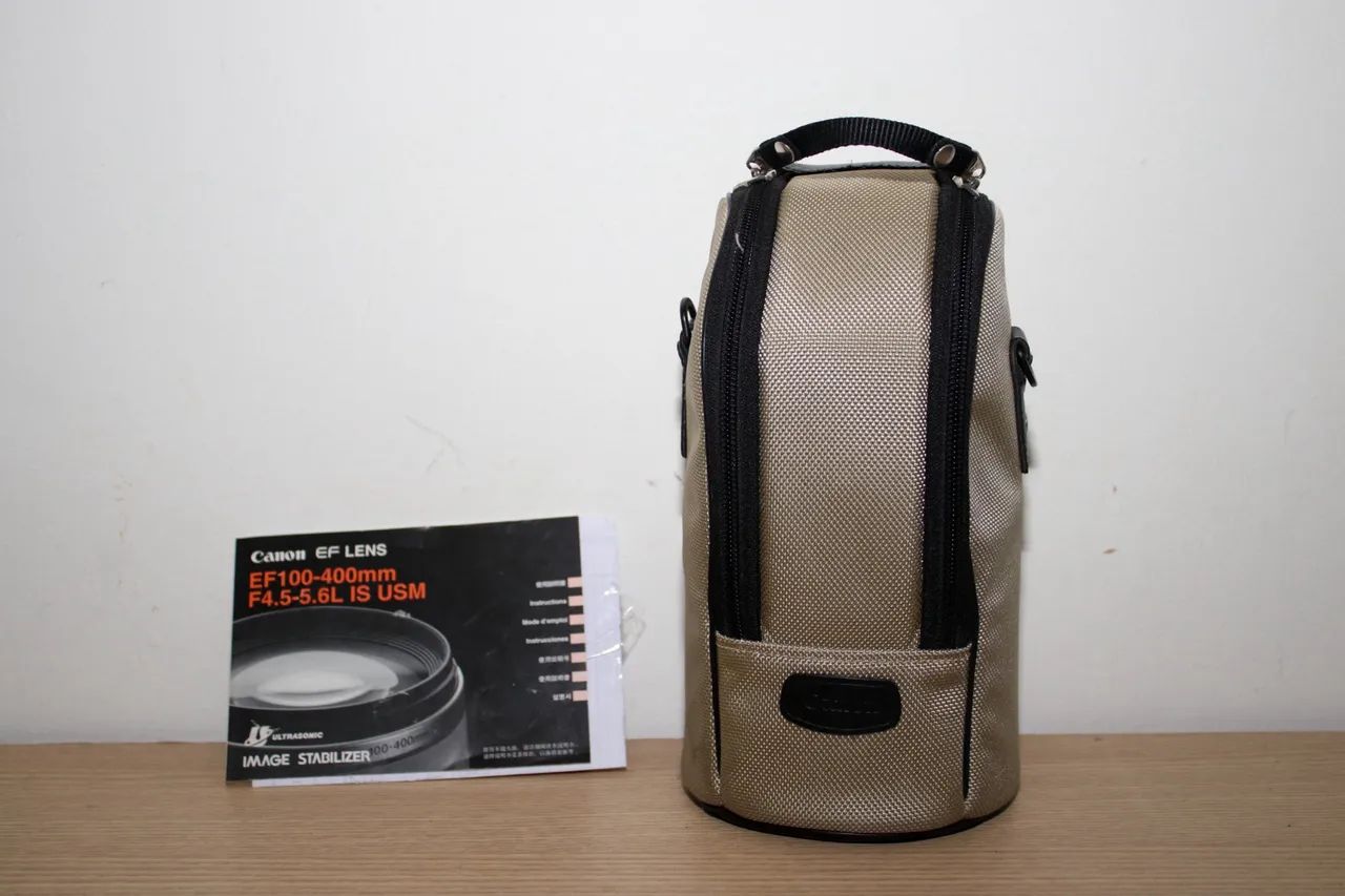 Lente Canon Ef 100-400mm F/4.5-5.6 Telefoto Zoom (usada) Canon EF Branca (usado) - Foto 3