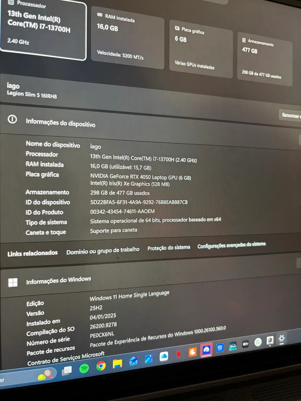 Notebook gamer Rtx 4050 - Foto 3