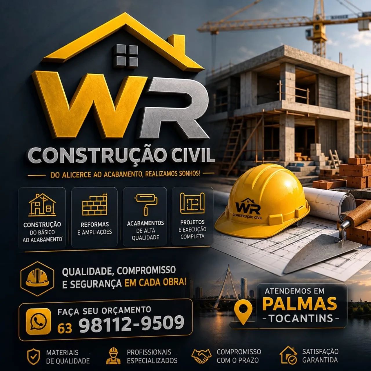Pedreiro mestre de obras disponível 