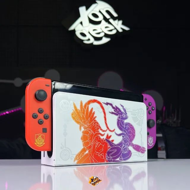 Nintendo Switch OLED Pokemon SEMINOVO | Parcele SEM JUROS! - Aceitamos OLXPAY | Garantia - Foto 2