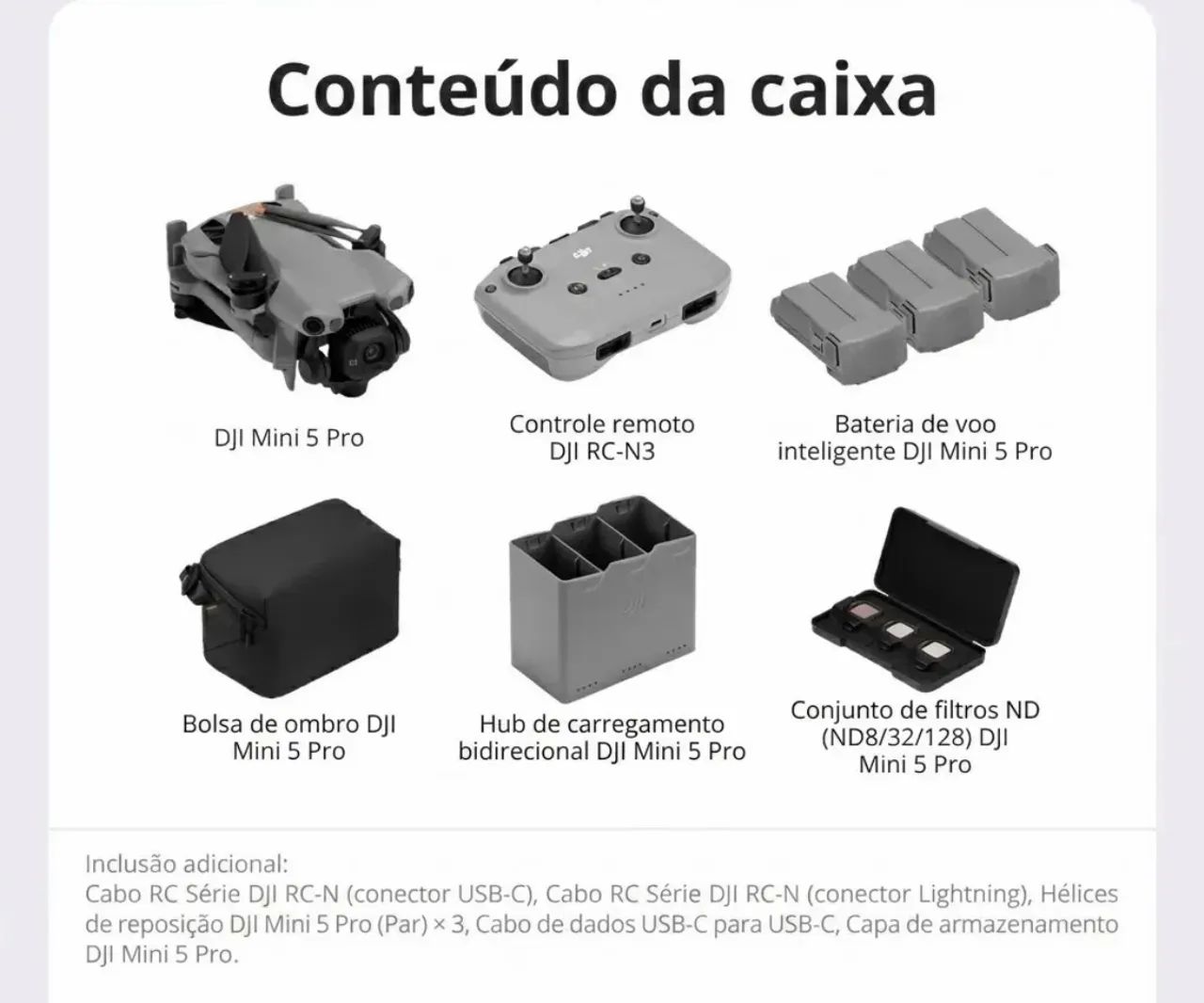 DJI Mini 5 Pro Combo Voe mais - Foto 3