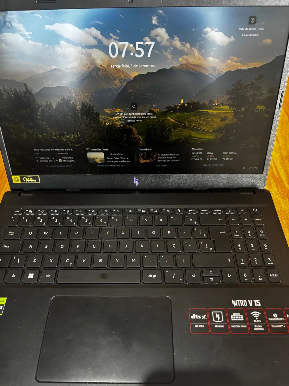 Vendo Notebook Gamer Acer nitro v15 - Foto 5