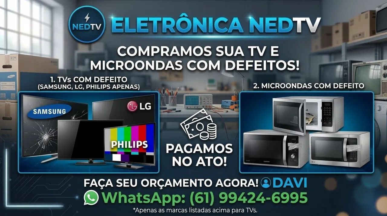 Vendo TV Com Defeito