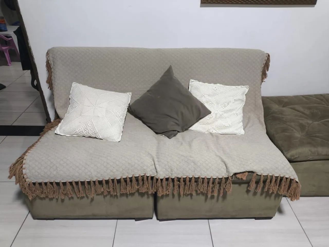 Sofá seminovo modulado grande  - Foto 4