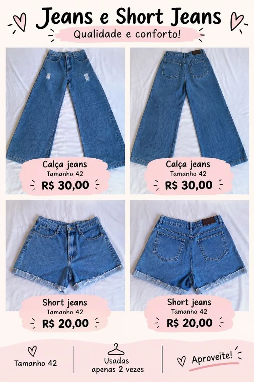 Calça e shorts 