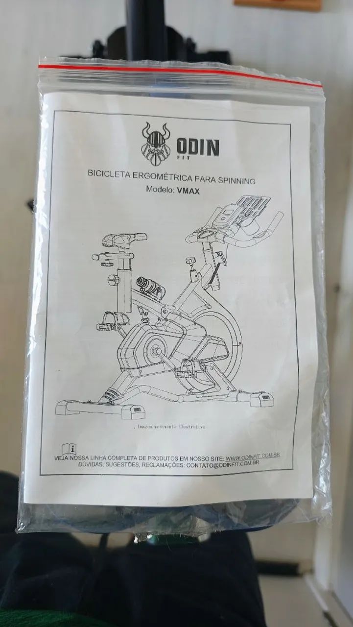 Bicicleta Ergométrica Spinning Odin Fit VMAX 13 kg - Foto 5