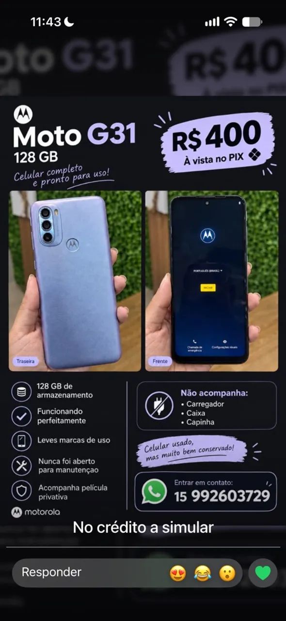 Moto G31 128GB
