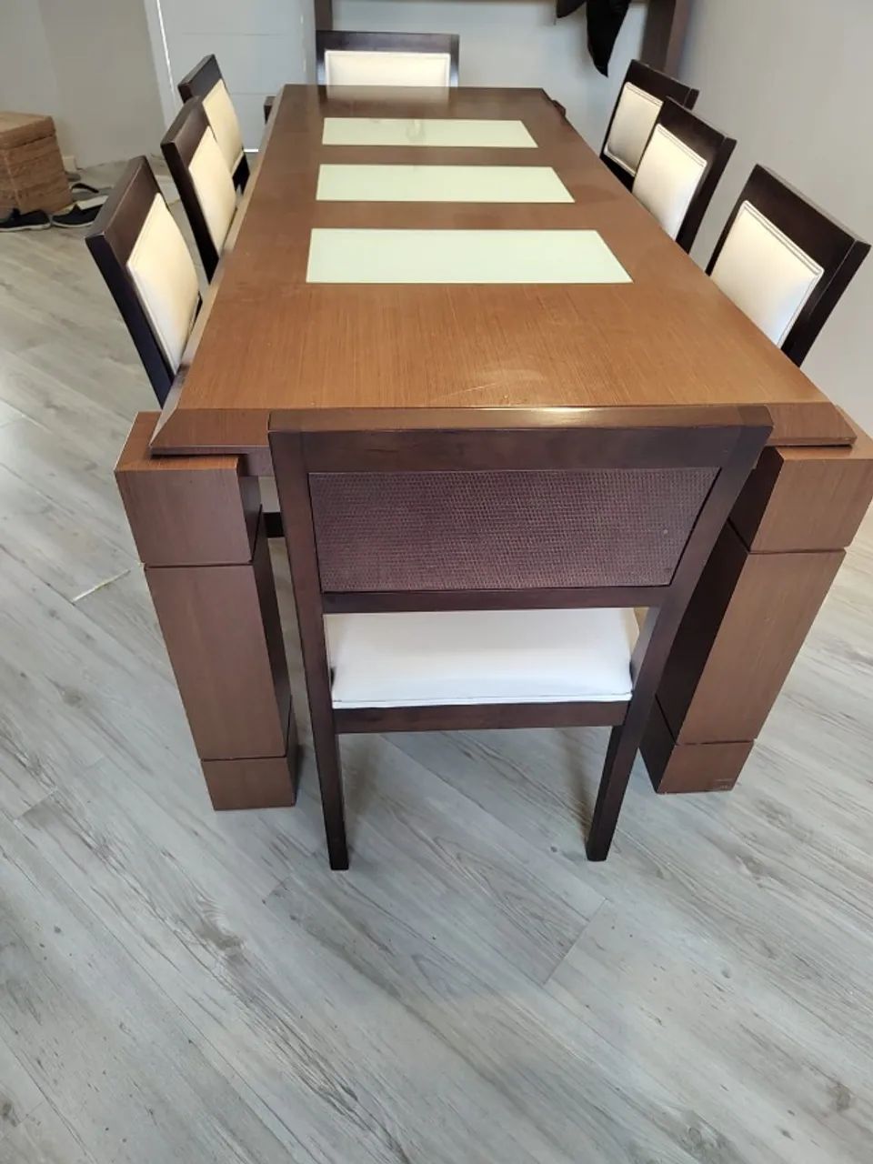 Mesa de Jantar 8 lugares - Mdeira maciça - Foto 4