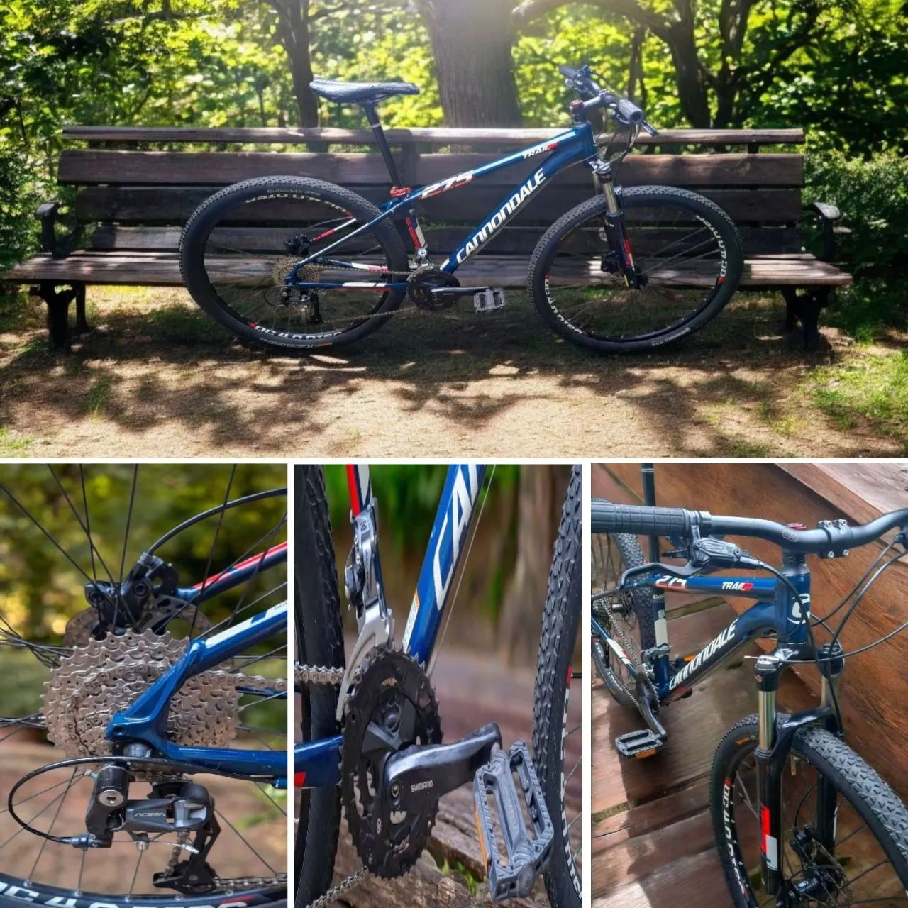 PRA SAIR HJ! CANNONDALE TRAIL 5 27,5 FREIO HIDRÁULICO. NÃO BAIXO O PREÇO! - Foto 2