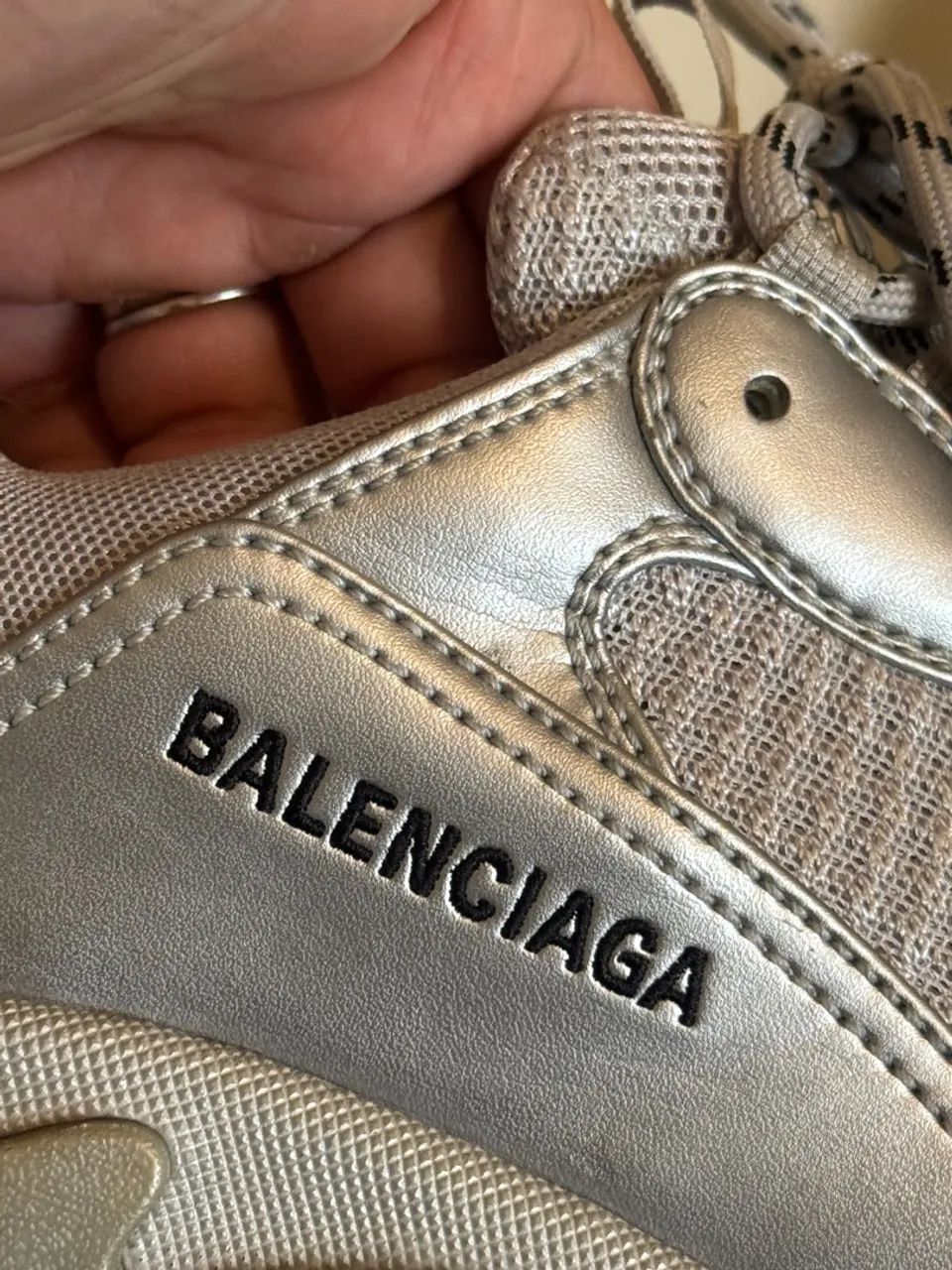 Balenciaga Triple S Silver Original - Foto 2