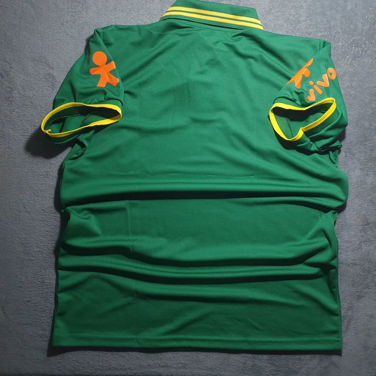 Camisa Brasil Verde Gola Polo e Patrocínios - Foto 2