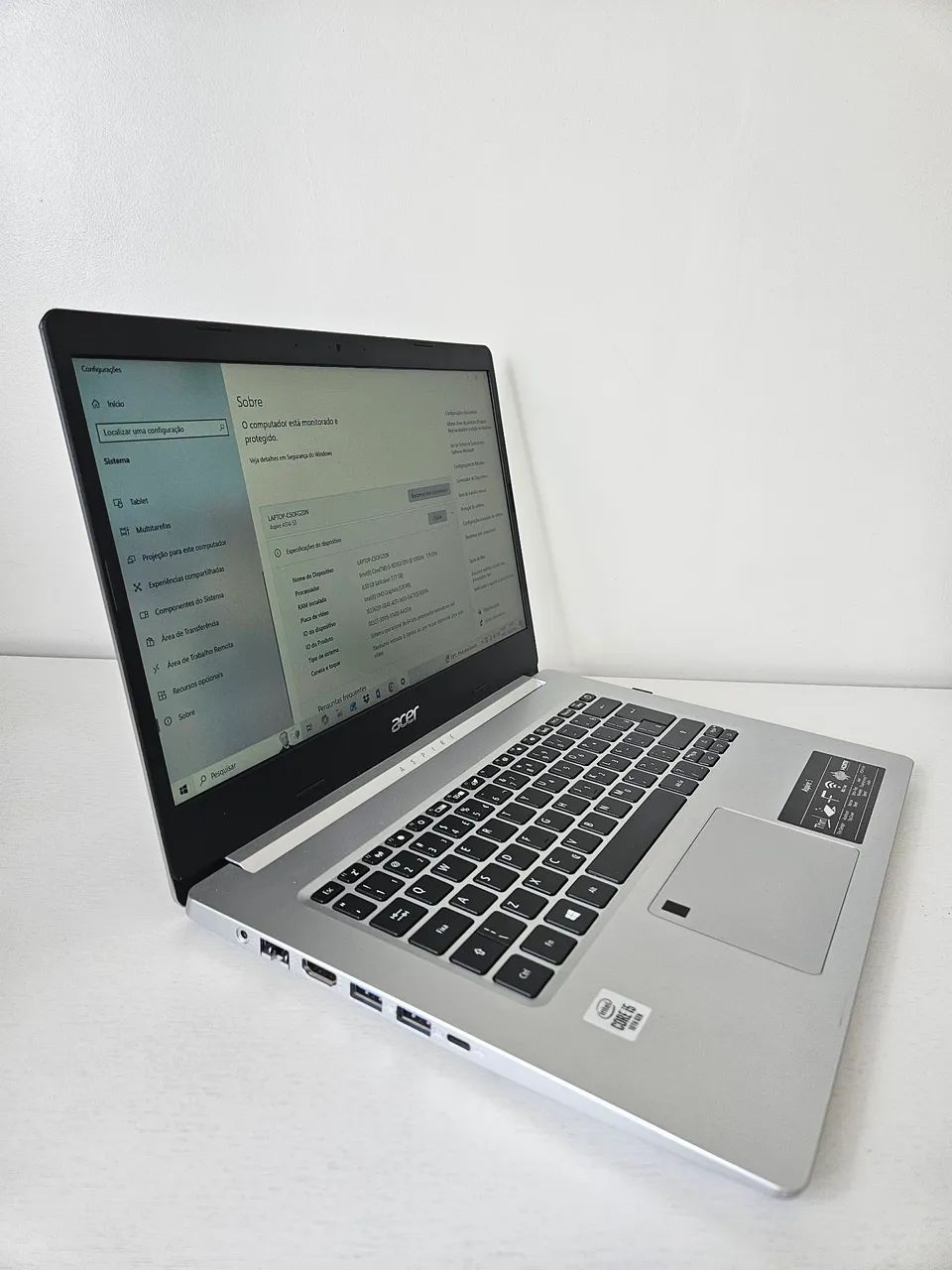 Notebook Acer Aspire 5, 14 polegadas, i5, 8gb ram, 256gb ssd