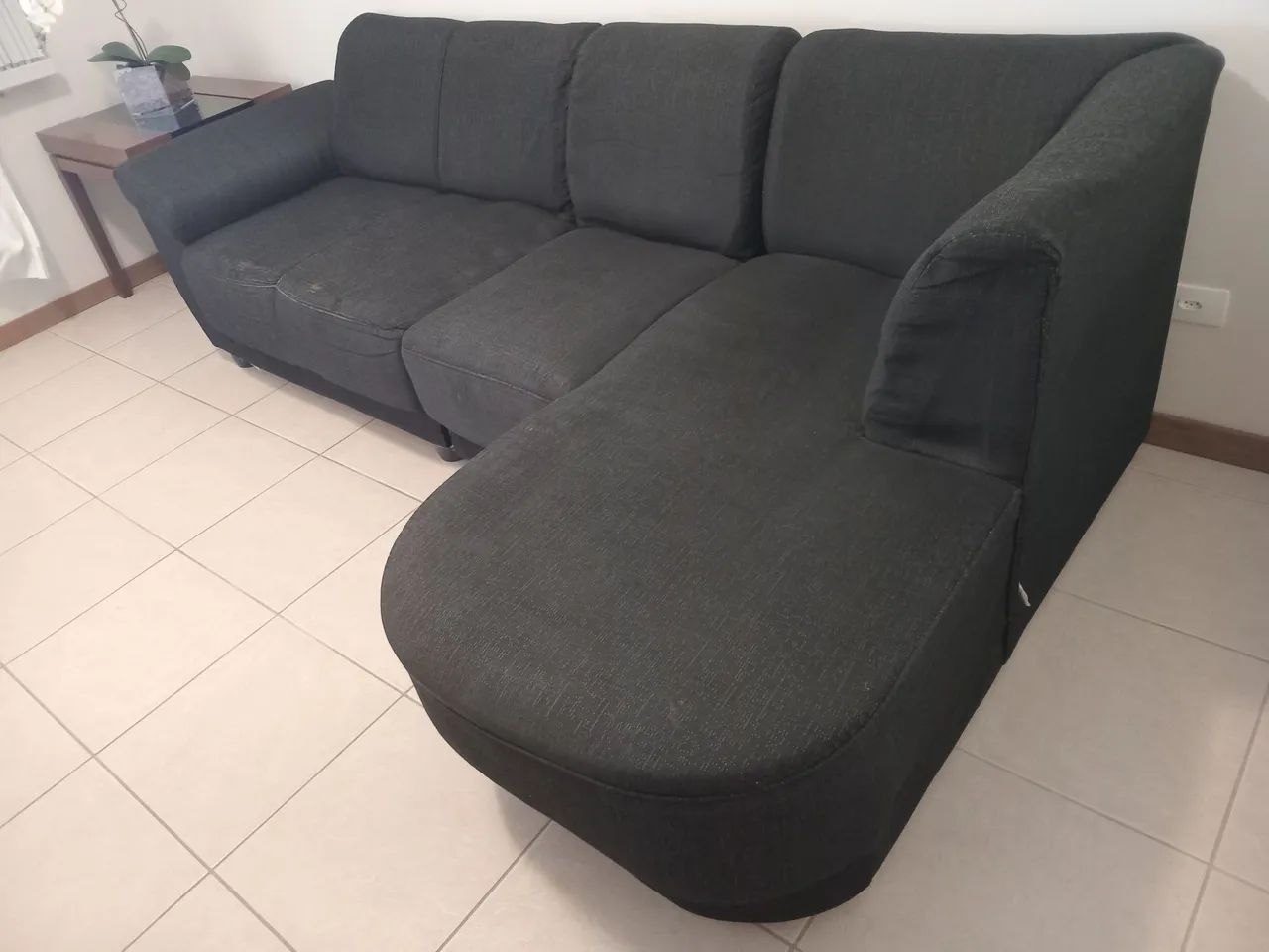 Sofá 2,50cm com cheese fixo.(Entrego)