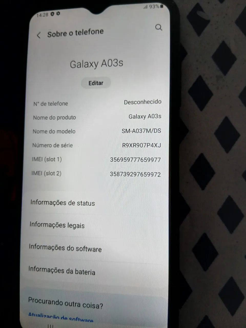 Vendo celular  Samsung 