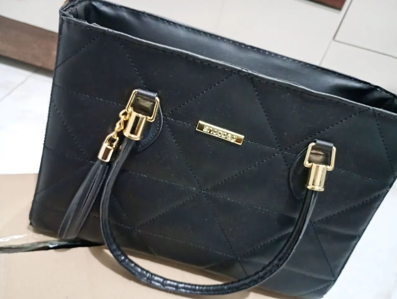 Bolsa feminina preta  - Foto 4