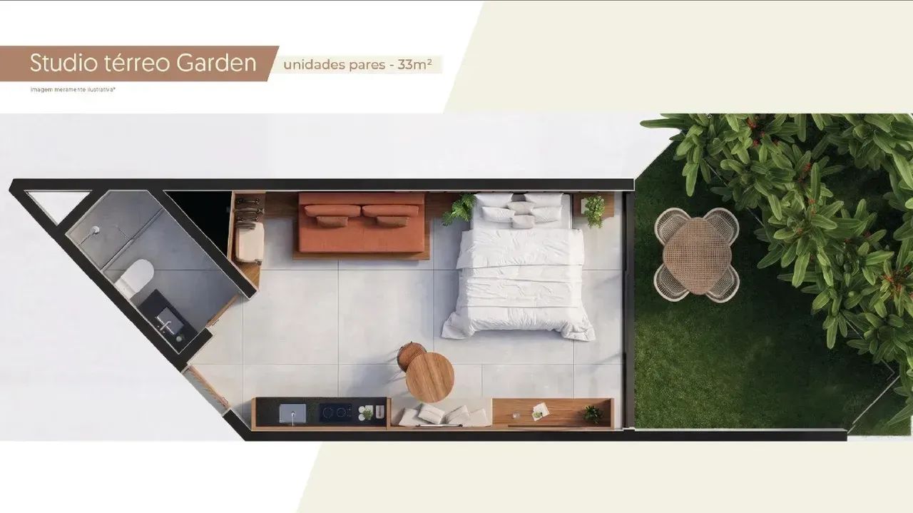 JAPARATINGA - Flat 32 m² com 1 quarto num mini resort. - Foto 4