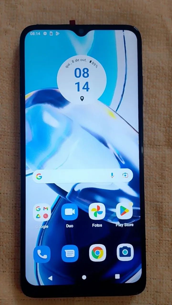 Motorola E 22 top mas com problema no chip só tá pegando no wi-fi 