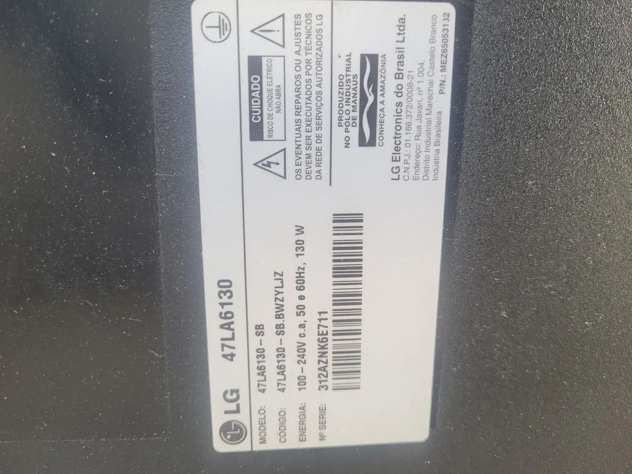Tv Samsung retirada de peças  - Foto 3