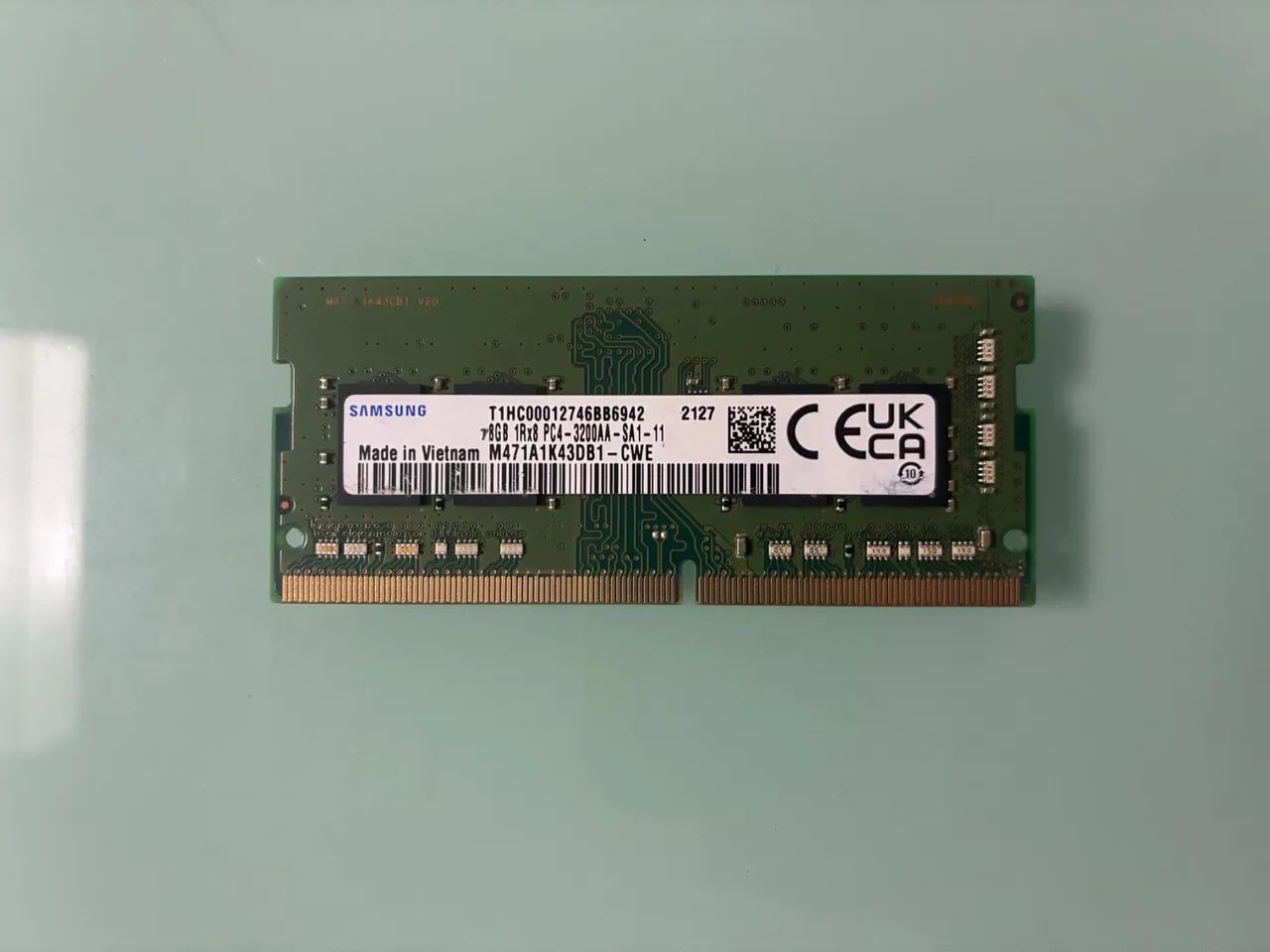 Memória ram notebook 8gb ddr4 3200mhz Samsung