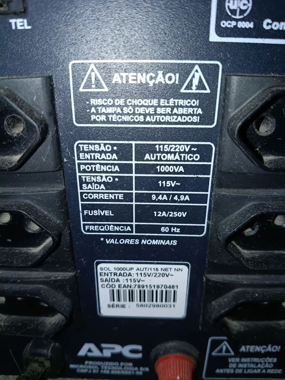 Estabilizador APC sol 1000 - Foto 3