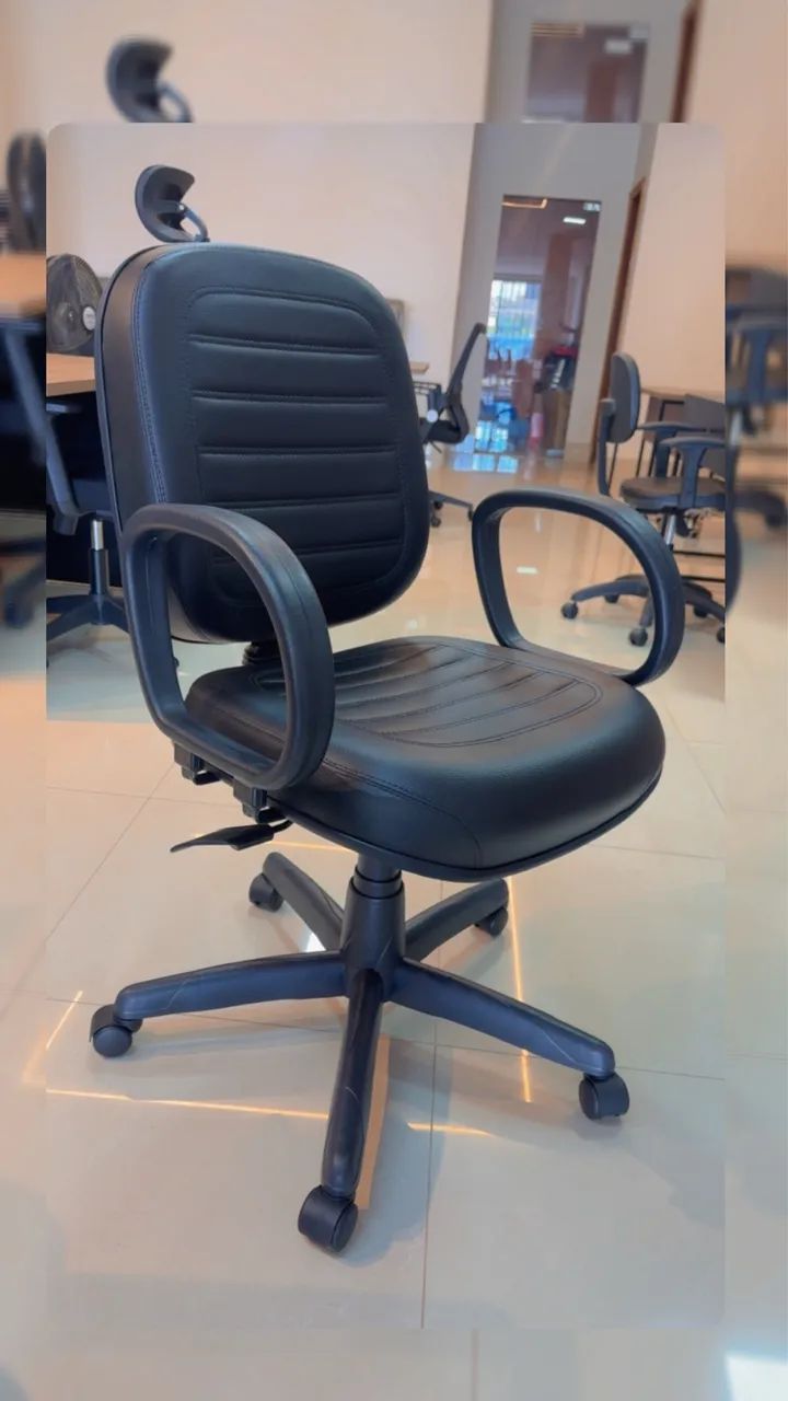 CADEIRA PARA ESCRITÓRIO DIRETOR GOMADA LOJA IKONOFFICE  - Foto 2