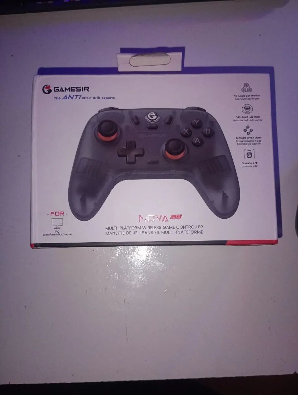 GameSir Nova Lite Original Sem Fio Bluetooth Hall Effect PC Switch Android iPhone - Foto 2