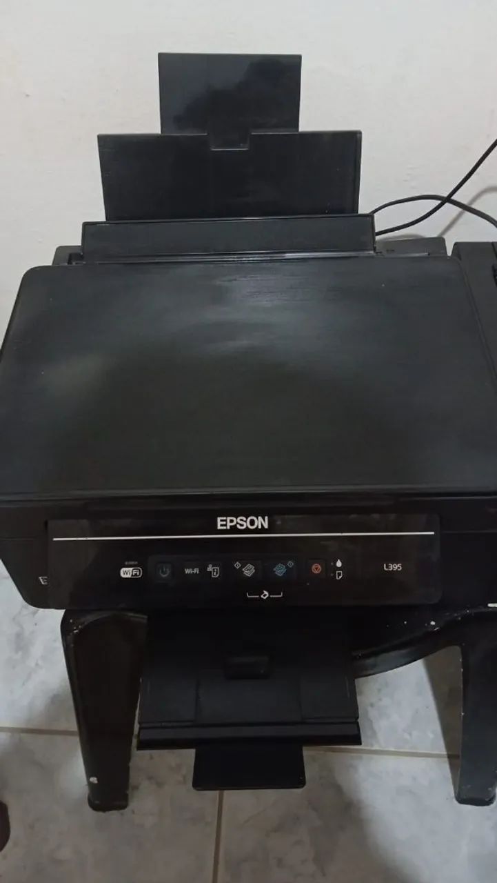 Impressora Epson L 395 e Módulo Isolador Involts 500 Bivolt 1000VA 3 Tomadas Preto.