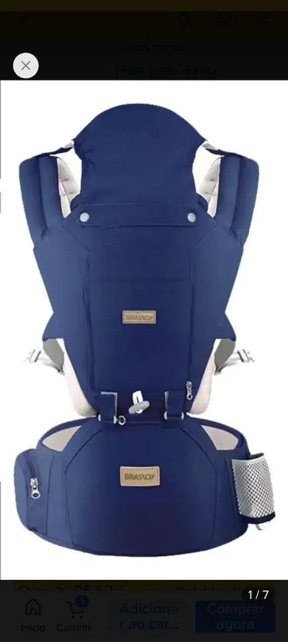 BOLSA CANGURU BEBÊ BRASTOY