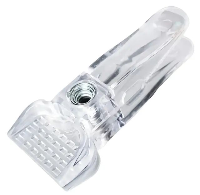 50 Presilhas Acrílicas de Cristal para Cabides