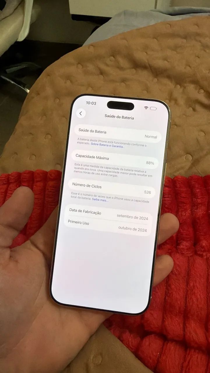 iPhone 16 pro max ótimo estado  - Foto 3