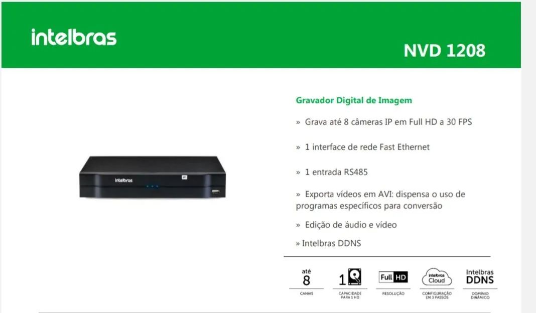 Intelbras NVR Gravador digital de vídeo em rede - Foto 5