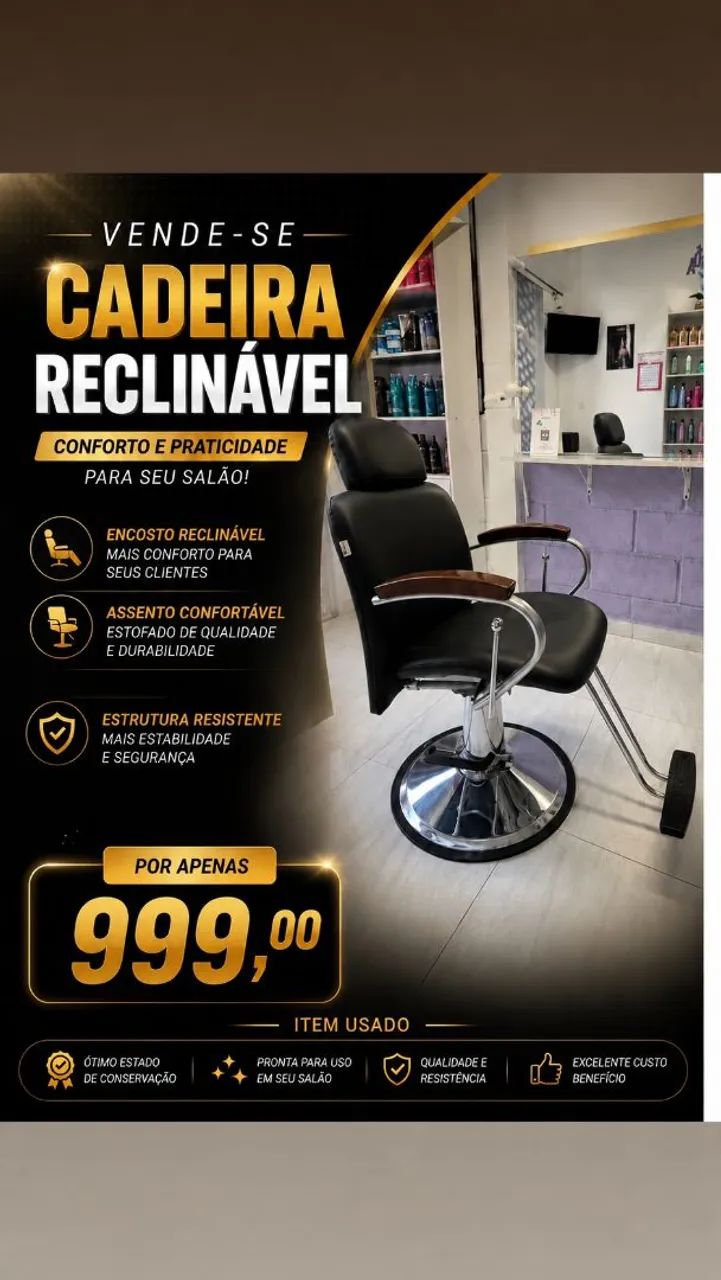 Cadeira Cabeleireira 