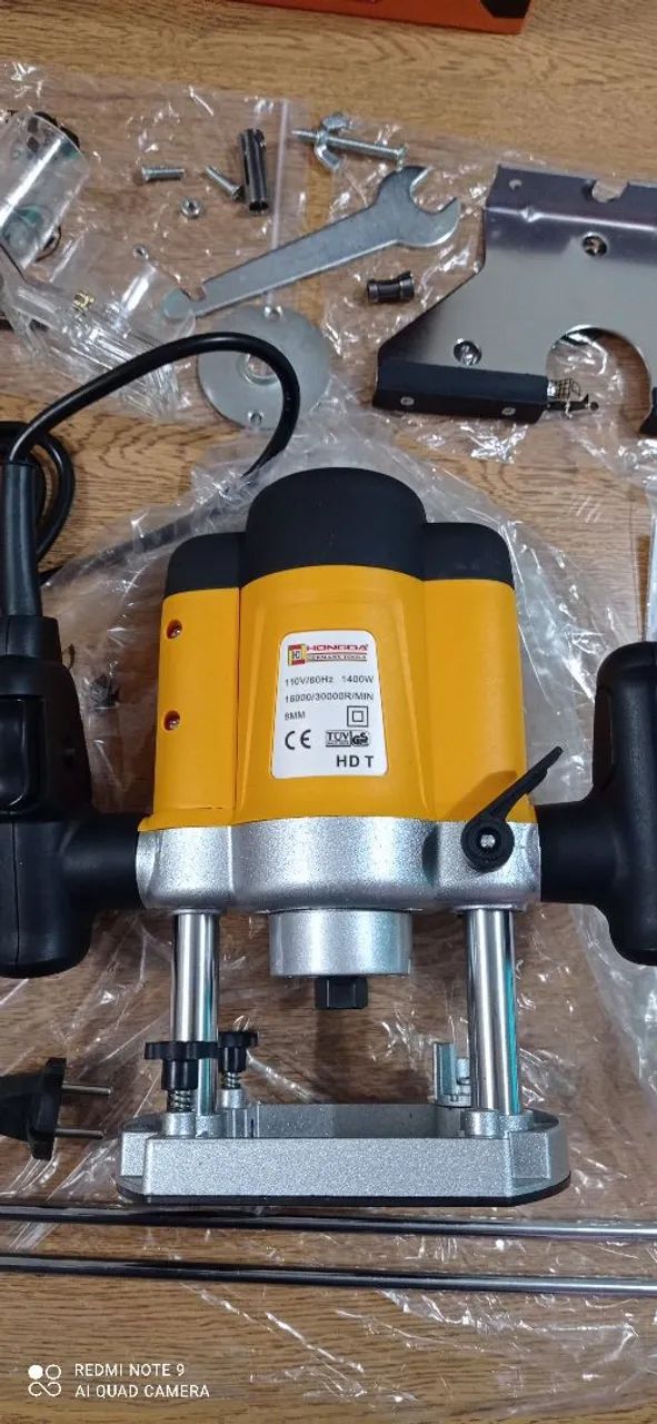 Tupia De Coluna NOVA Profissional 1.400 W Topia Laminadora De Culuna Completa Novo Fresas - Foto 4