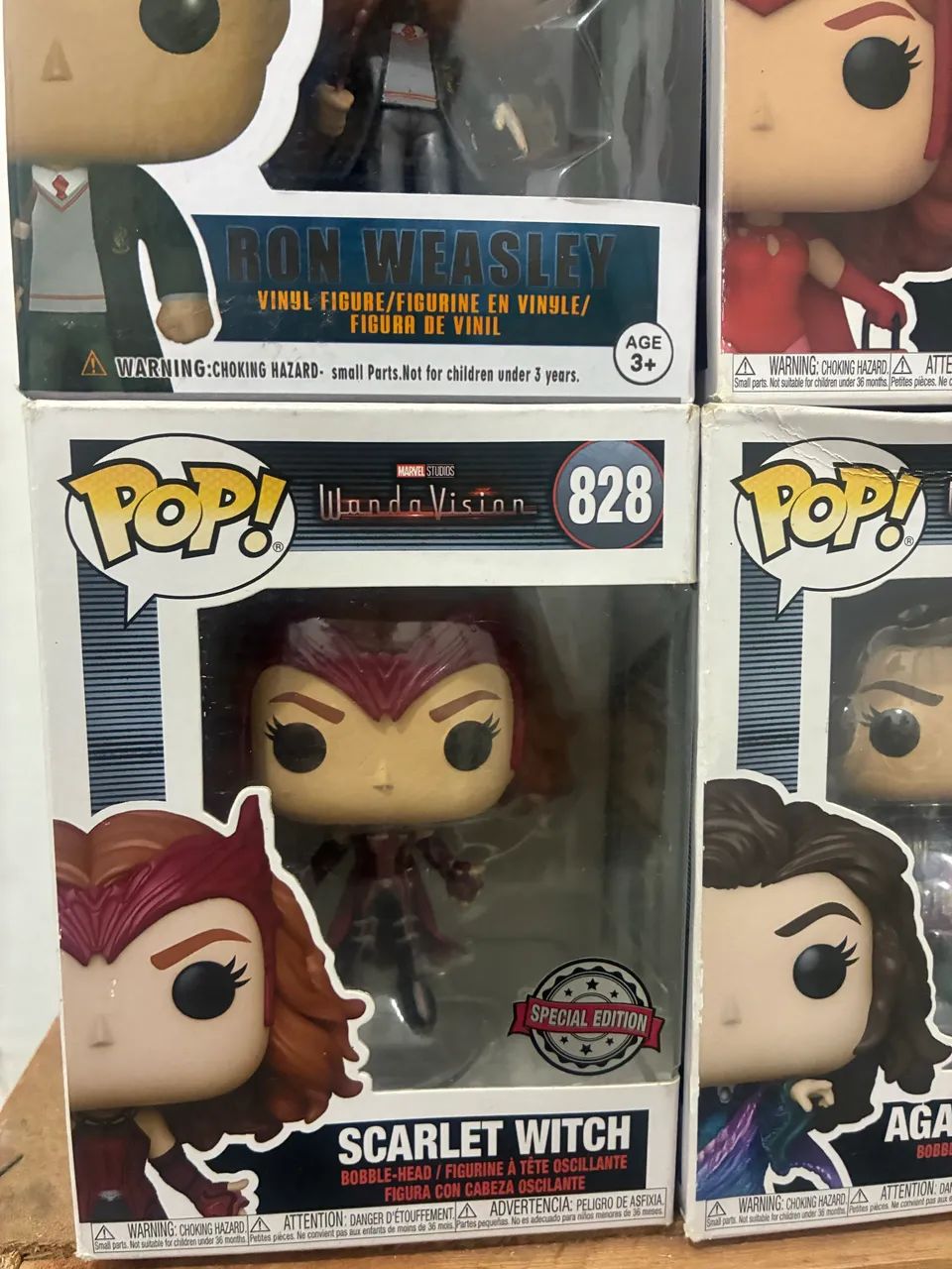 Funkos PoP Wanda?s Agatha e Ronny Harry Potter  - Foto 3