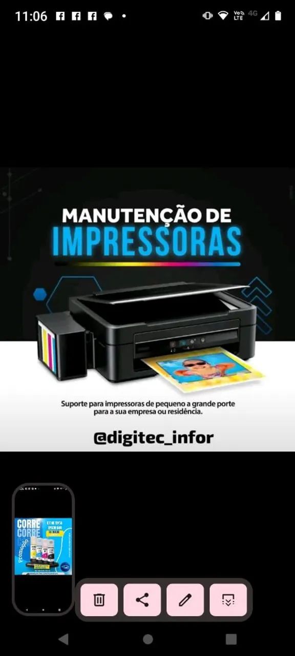 Manutenção em impressoras e notebook - Foto 2