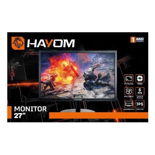 MONITOR 27? HAYOM MO6008 - NOVO - Foto 4