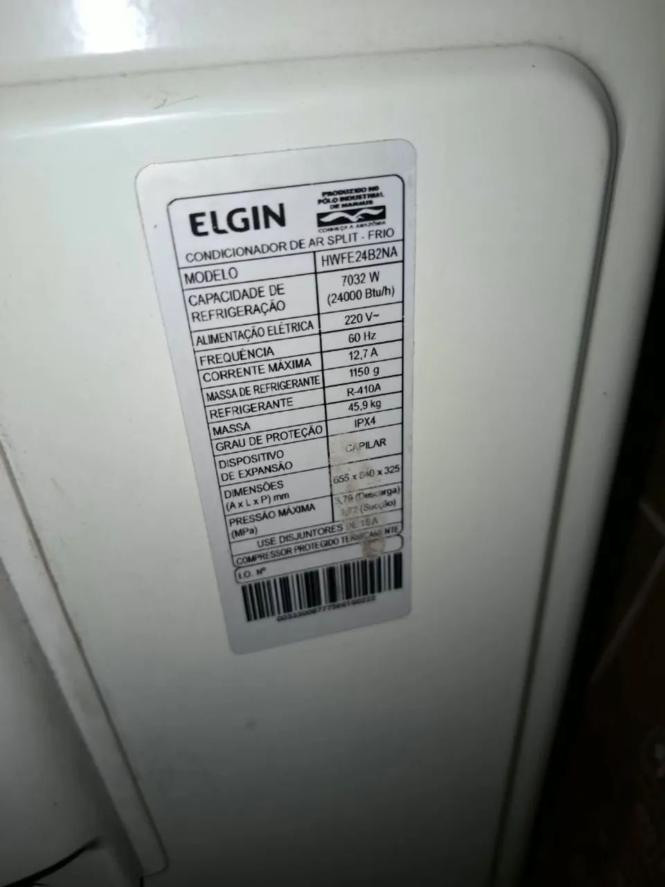 AR CONDICIONADO SPLIT ELGIN  - Foto 5