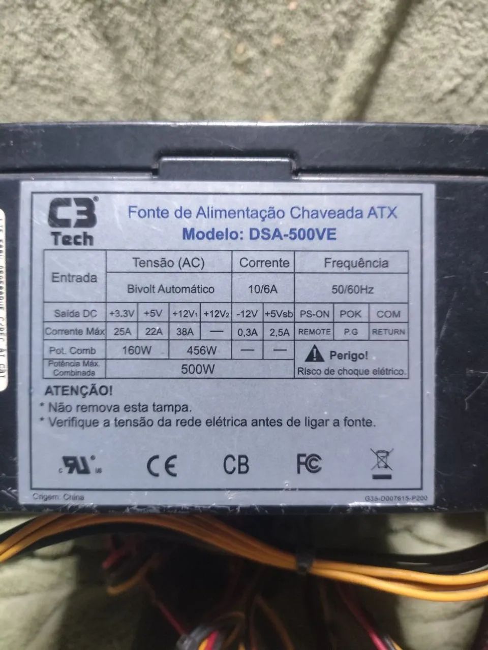 Fonte PC 500W - Foto 3